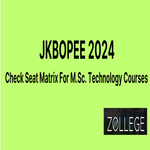 JKBOPEE 2024 Released Seat Matrix for MSc Technology Courses